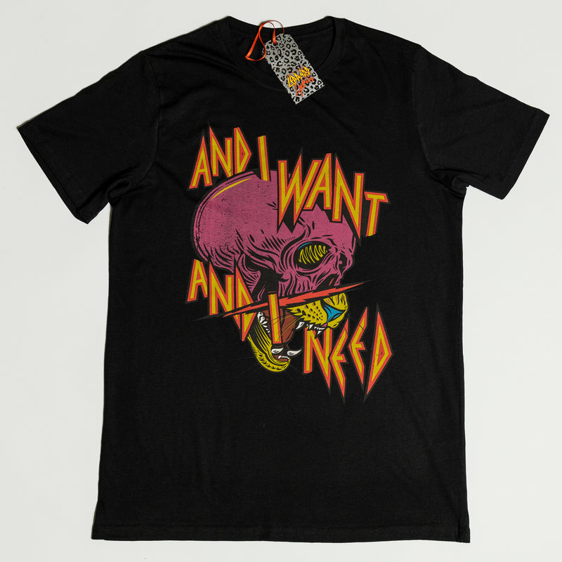 And I Want (Black) - T-Shirt Women