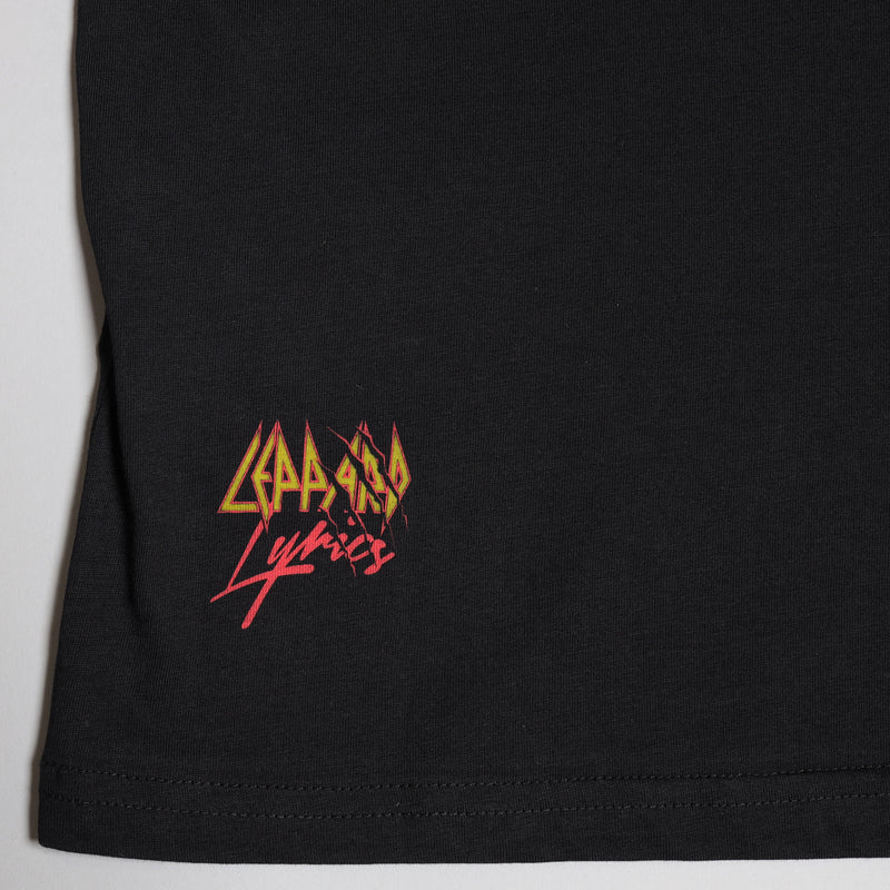 Leppard Lyrics - T-Shirt Men