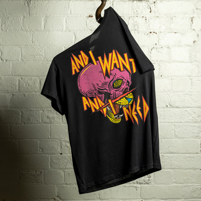 And I Want (Black) - T-Shirt Women